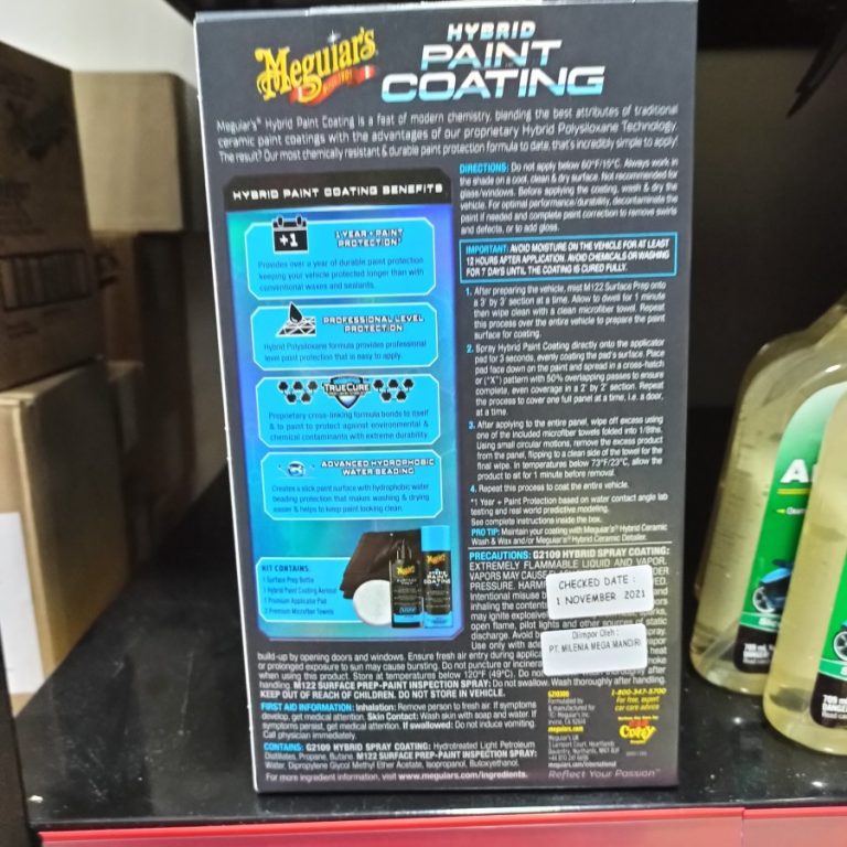 Meguiars Hybrid Paint Coating Kit, Nano Coating - Carwash Studio Garage