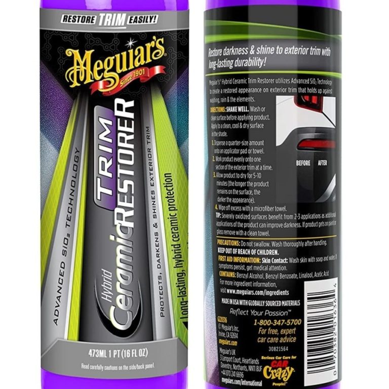 Meguiars Hybrid Ceramic Trim Restorer 473ml, Coating Plastic Exterior - Carwash Studio Garage