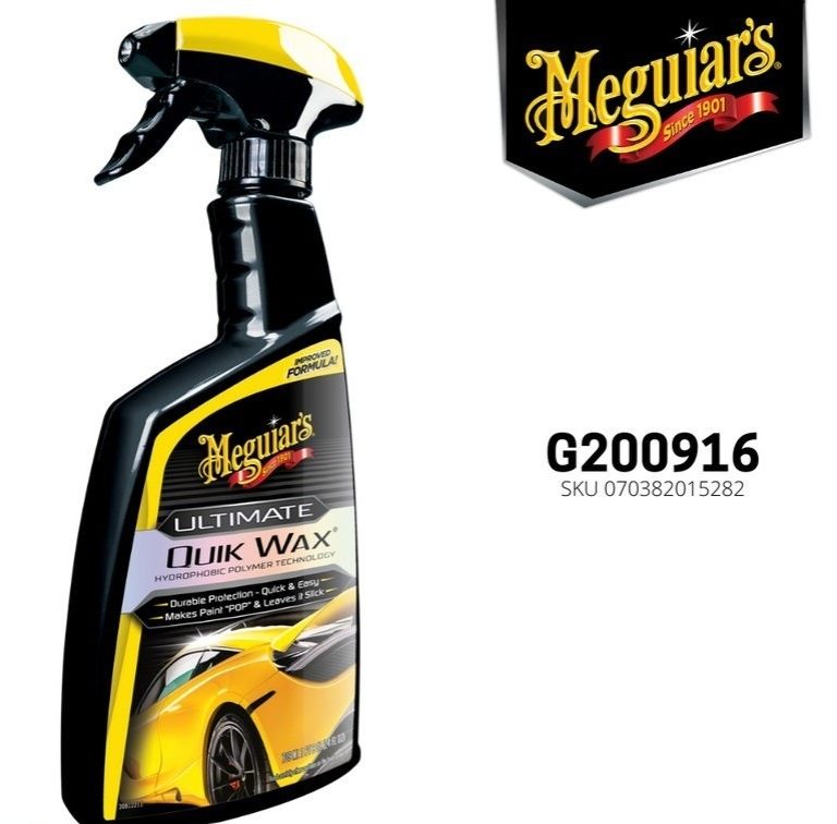 Meguiars Ultimate Quik Wax 473ml ORIGINAL, Spray Pengkilap Body Mobil - Carwash Studio Garage