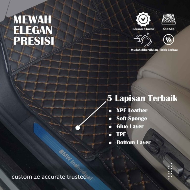 Karpet Mobil BMW X6 & X7 Th 2019-2022 Fullset Bagasi - Carwash Studio Garage