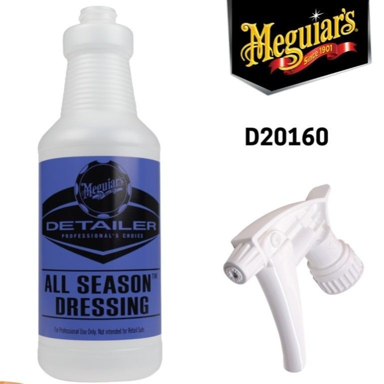 Meguiars All Season Dressing D160 Dispenser Bottle 32oz, Botol Spray - Carwash Studio Garage