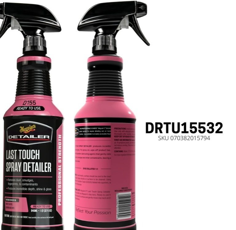 Meguiars Last Touch Spray Detailer D155 Ready to Use 946ml ORIGINAL - Carwash Studio Garage