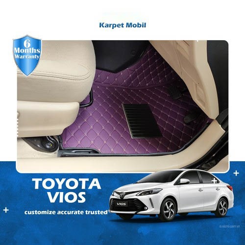 Karpet Mobil Toyota Vios Tahun 2021 Full Bagasi - Carwash Studio Garage