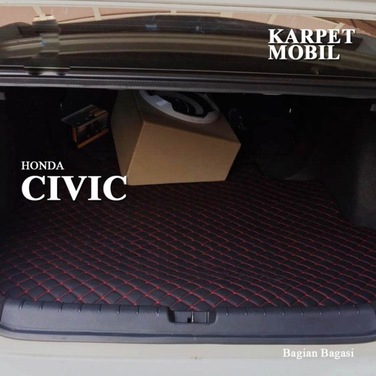 Karpet Mobil Kulit For Honda Civic Th 2016-2020–Karpet Kostum - Carwash Studio Garage