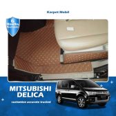 Karpet Mobil Mitsubishi Delica Tahun 2015-2017 Fullset Bagasi - Carwash Studio Garage