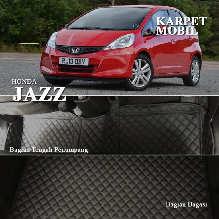 Karpet Mobil Honda Jazz RS Tahun 2014-2019 Full Bagasi - Carwash Studio Garage
