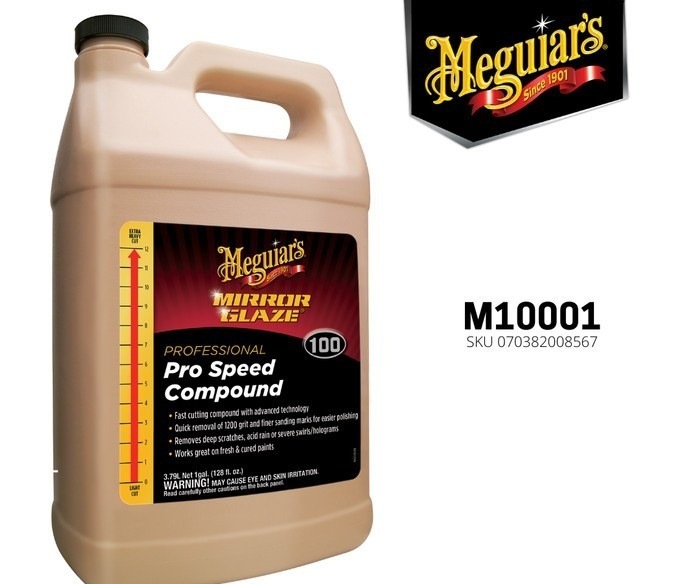 Meguiars – Meguiar’s M100 Pro Speed Compound 3,79 L Galon Original - Carwash Studio Garage