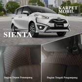 Karpet Mobil Toyota Sienta 2015-2020 Full Bagasi - Carwash Studio Garage