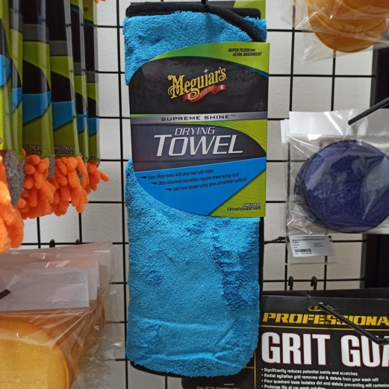 Meguiars – Meguiar’s X210100 Supreme Shine Drying Towel, Lap Pengering - Carwash Studio Garage