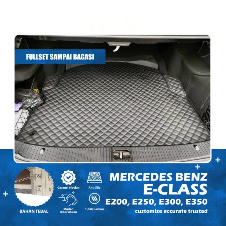 Karpet Mobil Mercedes Benz E-Series E200 E250 E300 Th 2014-2021 - Carwash Studio Garage