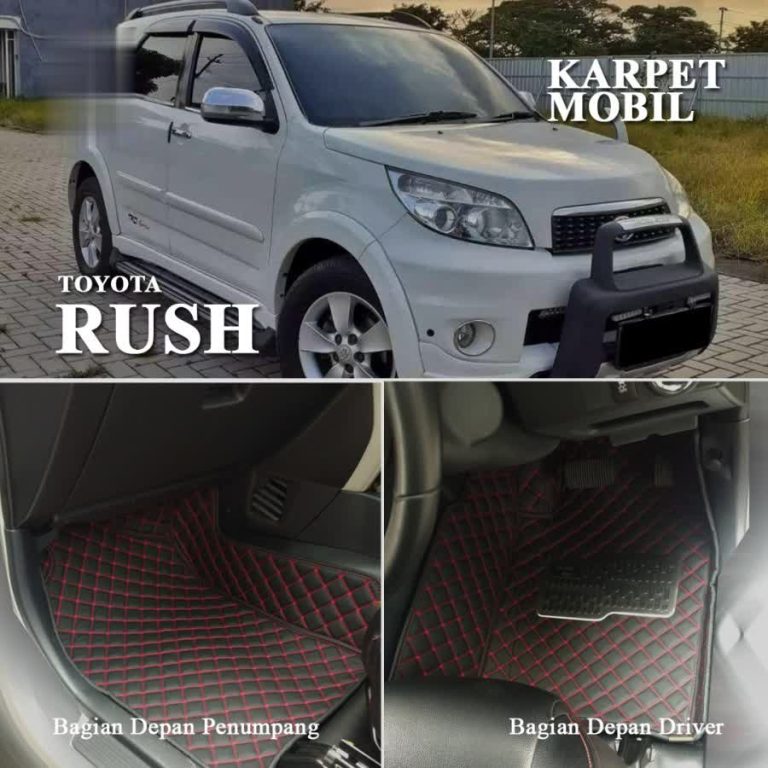 Karpet Lantai Mobil for Toyota Rush Th 2012-2016 Full set custom - Carwash Studio Garage