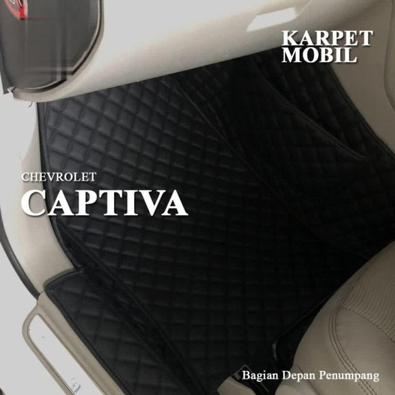 Karpet Mobil Chevrolet Captiva tahun 2016-2021 full bagasi - Carwash Studio Garage