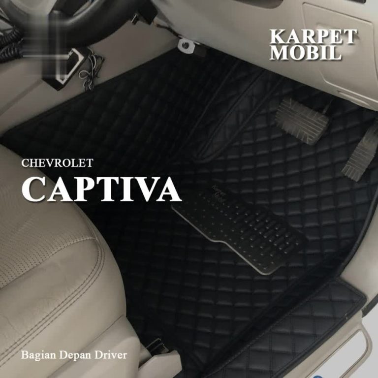 Karpet Mobil Chevrolet Captiva tahun 2016-2021 full bagasi - Carwash Studio Garage