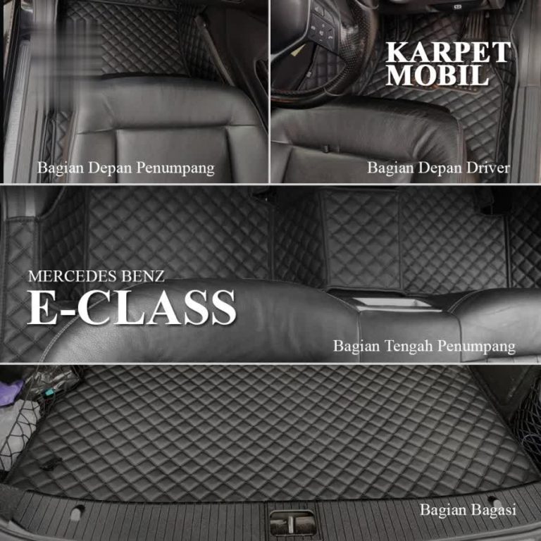 Karpet Mobil Mercedes Benz E-Series E200 E250 E300 Th 2014-2021 - Carwash Studio Garage